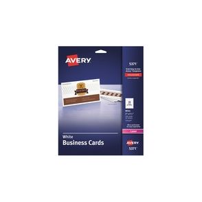 Avery 2" x 3.5" Business Cards, Sure Feed(TM), Laser, 250 (5371)
