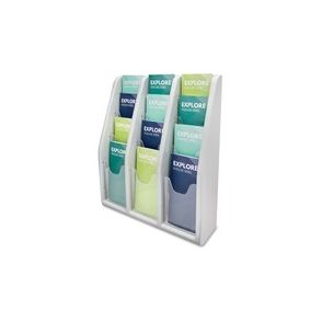 Deflecto Multi-Compartment Literature Display