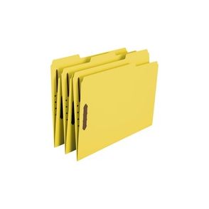 Smead Colored 1/3 Tab Cut Letter Recycled Fastener Folder