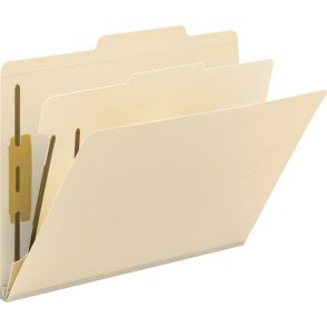 Smead 2/5 Tab Cut Letter Recycled Classification Folder