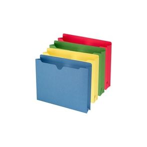 Smead Colored Straight Tab Cut Letter Recycled File Jacket