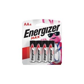 Energizer MAX Alkaline AA Batteries, 4 Pack