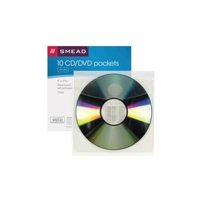 Smead Self-Adhesive CD/DVD Pockets