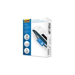 Fellowes Punched ID Card Glossy Thermal Laminating Pouches