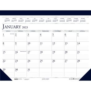 House of Doolittle Perforated Top Desk Pad Calendar