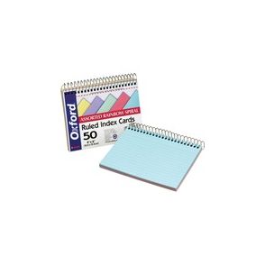 TOPS Oxford Spiral Bound Ruled Index Cards
