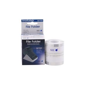 Seiko SLP-FLB White/Blue File Folder Labels