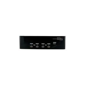 StarTech.com 4 Port DVI VGA Dual Monitor KVM Switch with Audio & USB Hub