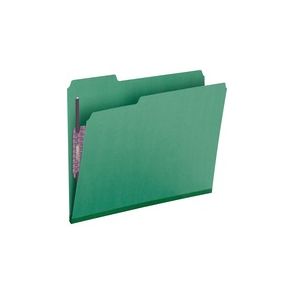 Smead Colored 1/3 Tab Cut Letter Recycled Fastener Folder