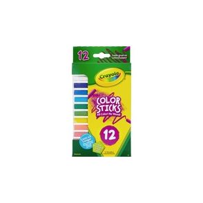 Crayola 12 Color Sticks Woodless Colored Pencils