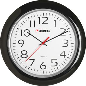Lorell 13-1/4" Round Wall Clock