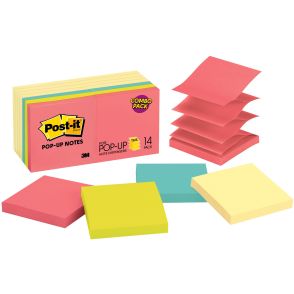 Post-it Dispenser Notes - Poptimistic Color Collection and Canary Yellow