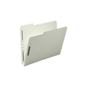 Smead 15005 1/3 Tab Cut Letter Recycled Fastener Folder