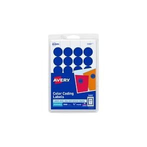 Avery 3/4" Round Removable Color Coding Labels