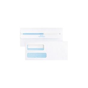 Business Source No. 9 Double Window Invoice Envelopes