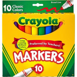 Crayola Classic Colors Broad Line Markers