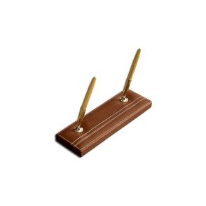 Dacasso Rustic Leather Pen Stand