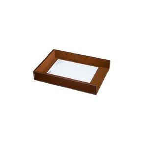 Dacasso Rustic Leather Legal-Size Letter Tray