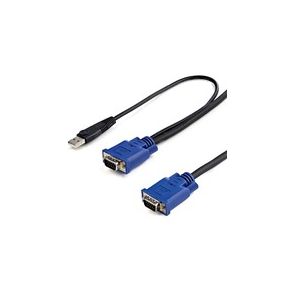 StarTech.com 2-in-1 - Video / USB cable - 4 pin USB Type A, HD-15 (M) - HD-15 (M) - 3.05 m