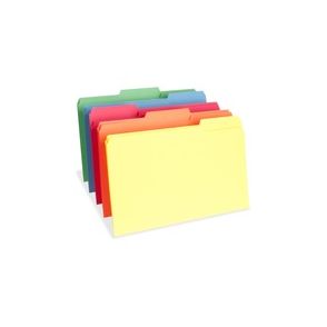 Business Source 1/3 Tab Cut Legal Recycled Top Tab File Folder