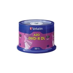 Verbatim DVD Recordable Media - DVD+R DL - 8x - 8.50 GB - 50 Pack Spindle