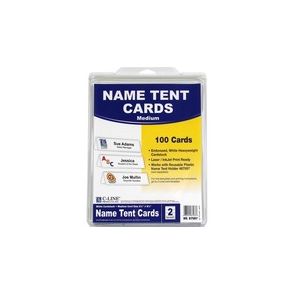 C-Line Embossed Cardstock Name Tents