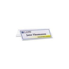 C-Line Heavyweight Rigid Plastic Name Tent Holder