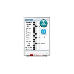 Quartet Matrix 15-employee In/Out Board