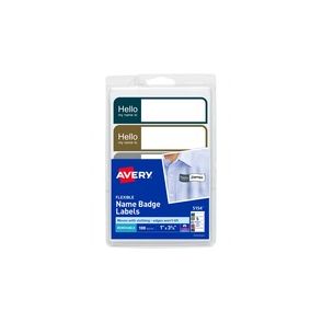Avery® Assorted Flexible Name Badge Labels