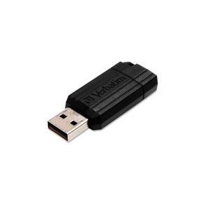 Verbatim 16GB Pinstripe USB Flash Drive - Black