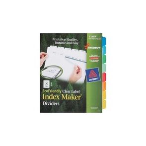 SKILCRAFT 8-Tab Set Index Maker Dividers