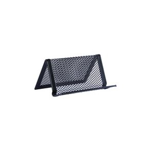 Lorell Black Mesh/Wire Business Card Holder