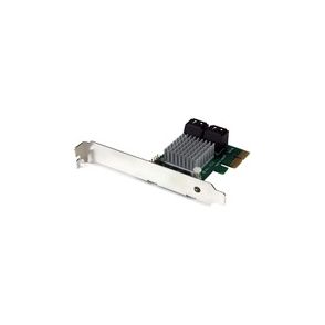 StarTech.com 4 Port PCI Express 2.0 SATA III 6Gbps RAID Controller Card with HyperDuo SSD Tiering