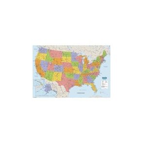 House of Doolittle Laminated United States Map