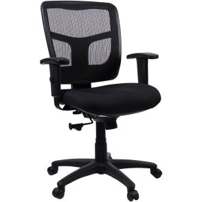 Lorell Ergomesh Managerial Mesh Mid-back Chair