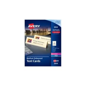 Avery® Laser, Inkjet Tent Card - Ivory