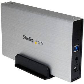 StarTech.com 3.5in Silver USB 3.0 External SATA III Hard Drive Enclosure with UASP€" Portable External HDD