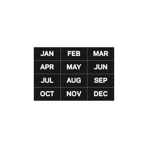 MasterVision Magnetic Monthly Calendar Characters