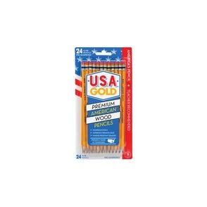 The Write Dudes USA Gold Prem American Cedar Pencils