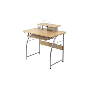 Lorell Computer Desk with Upper Shelf
