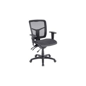 Lorell Mid-Back Mesh Swivel Office Chair