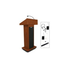 AmpliVox Wireless Executive Sound Column Lectern