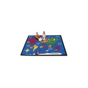 Carpets for Kids World Explorer Geography Area Rug