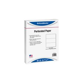 PrintWorks Professional Pre-Perforated Paper for Invoices, Statements, Gift Certificates & More