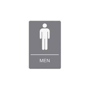 HeadLine ADA Men's Restroom Sign with Symbol