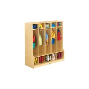 Jonti-Craft 5 Section Step Coat Locker