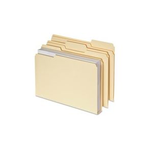 Pendaflex Double Stuff 1/3 Tab Cut Letter Recycled Top Tab File Folder