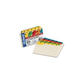 Oxford A-Z Laminated Tab Card Guides