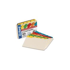 Oxford A-Z Laminated Tab Card Guides