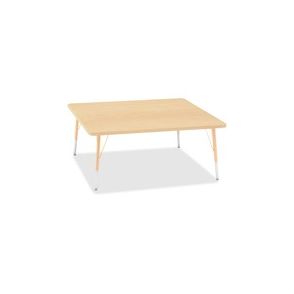 Jonti-Craft Berries Elementary Height Maple Top/Edge Square Table
